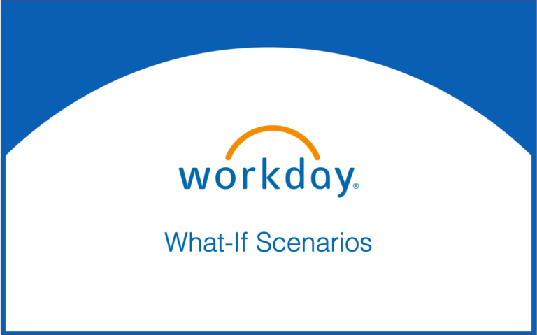 What-If Scenarios