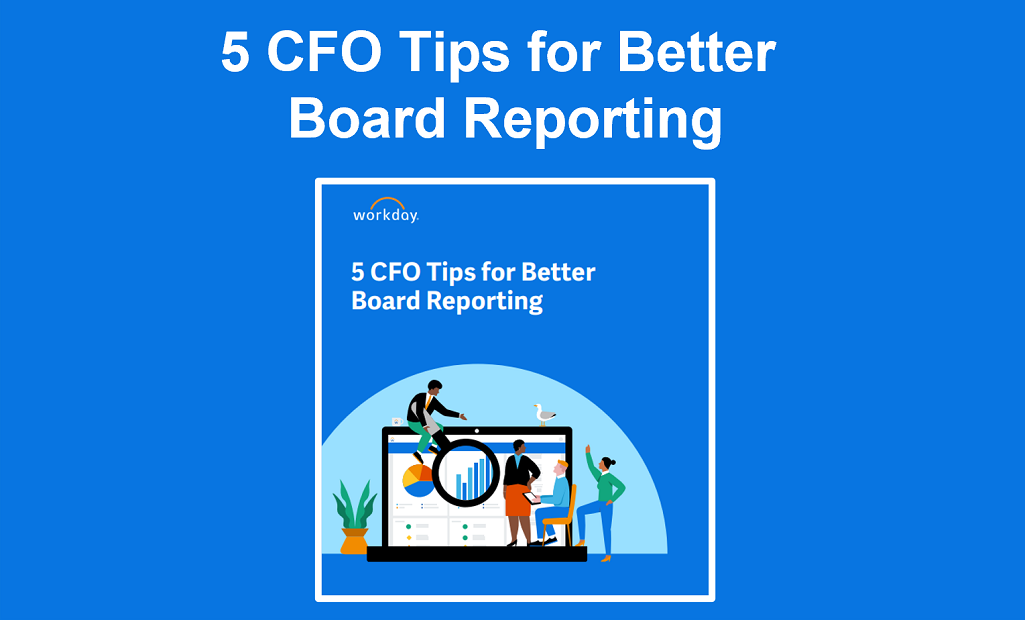 ebook - 5 CFO tips for better board reporting
