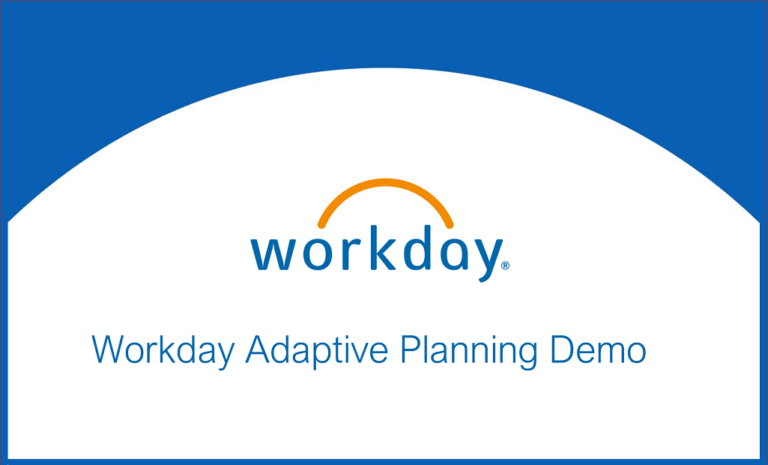 Planning, Budgeting & Forecasting with Workday Adaptive Planning
