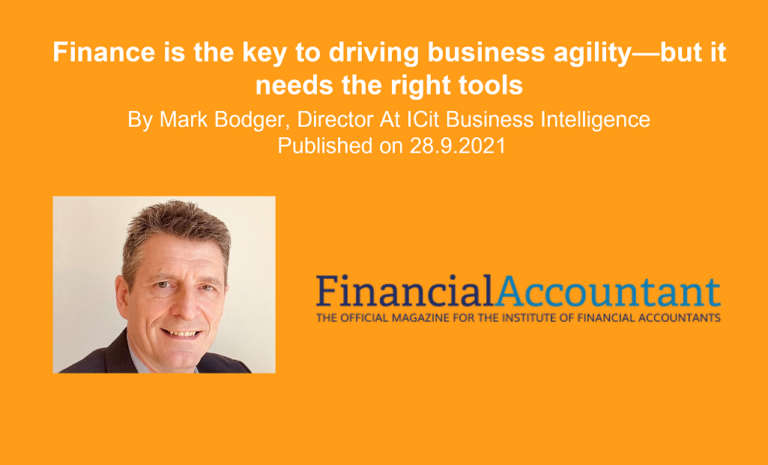 Finance is the key to driving business agility