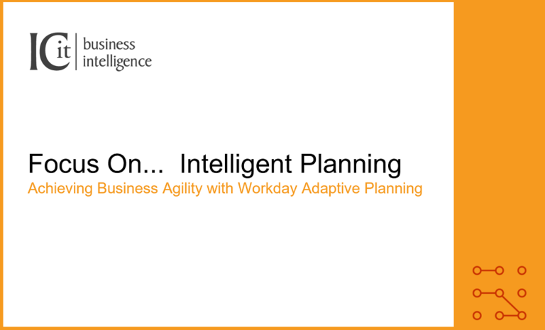 Focus On: Intelligent Planning