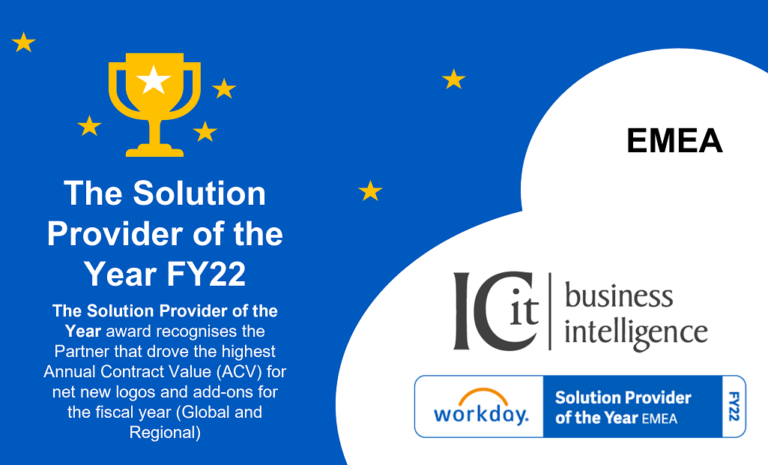 ICit named Workday EMEA Solution Provider of the Year FY22