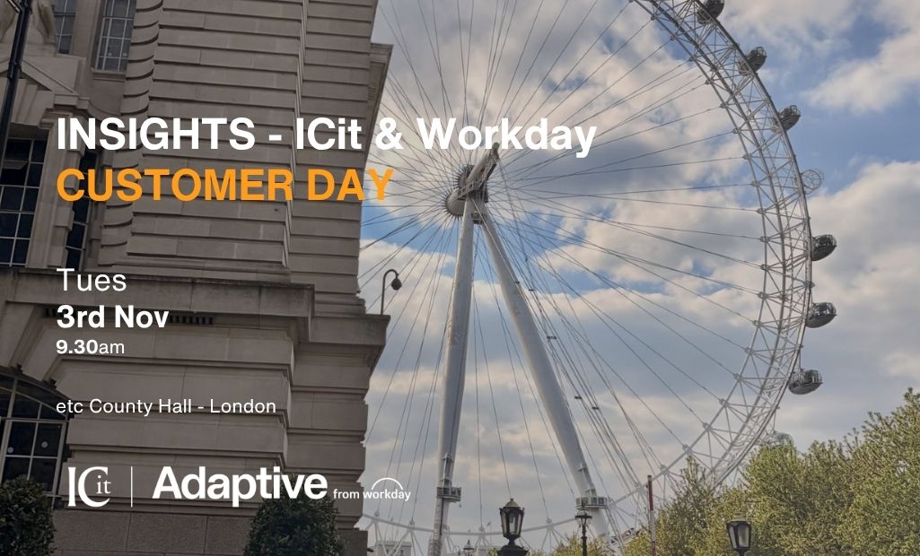 INSIGHTS - ICit & Workday Customer Day - November 2026 1 2 CUSTOMER DAY NOV website26 06 2